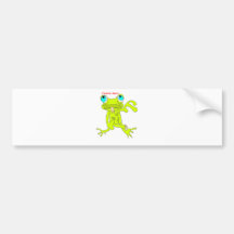 LA GRENOUILLE C'EST LE WEK 1.PNG AUTOCOLLANTS POUR VOITURE