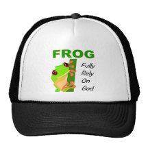 La GRENOUILLE, se fondent entièrement sur Dieu Casquettes De Camionneur