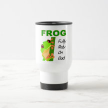 La GRENOUILLE, se fondent entièrement sur Dieu Mugs À Café