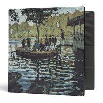 La Grenouillere, 1869 (oil on canvas) binders