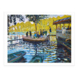 La Grenouillere Claude Monet fine art painting Post Card