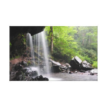 La grotte tombe toile fumeuse de parc national de  toiles tendues sur châssis