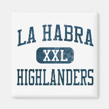 La Habra Highlanders Athletics Fridge Magnet