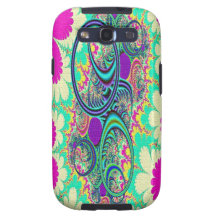 La hippie fleurit la caisse de galaxie de Samsung 