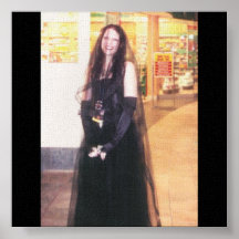 LA JEUNE MARIÉE A PORTÉ LE NOIR POSTERS