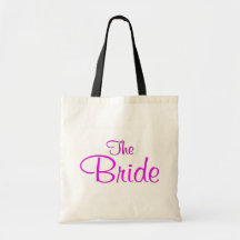 La jeune mariée (manuscrit rose) sacs en toile