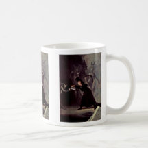 La lampe du diable par Francisco De Goya Tasse