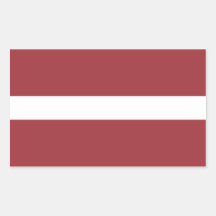 La Lettonie/drapeau letton Stickers Rectangulaires