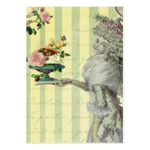 La Lettre D’amour with thanks/swing tag Business Card Template