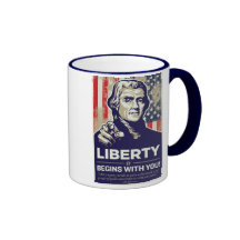 La liberté de Jefferson commence par vous ! Tasse