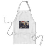 La liberté guidant le peupl by Eugène Delacroix Apron