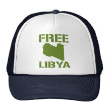 La LIBYE LIBRE (vert) Casquette De Camionneur