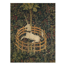La licorne en captivité cartes postales