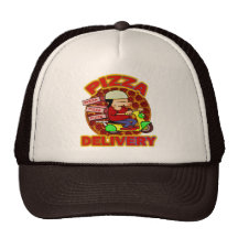 La livraison de pizza casquettes de camionneur