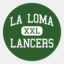 La Loma - Lancers - Junior - Modesto California Stickers
