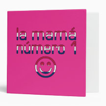 La Mamá Número 1 in American Flag Colours Binders