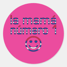 La Mamá Número 1 - Number 1 Mom in Cuban Sticker