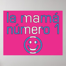 La Mamá Número 1 - Number 1 Mom in Guatemalan Print