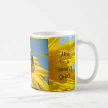 La maman a un c?ur d'or ! Cadeaux de tasse de tass