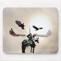 La manière du guerrier tapis de souris