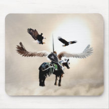 La manière du guerrier tapis de souris