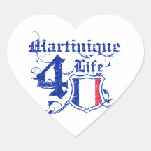 La Martinique pendant la vie Autocollants
