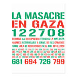 La Masacre En Gaza Post Cards