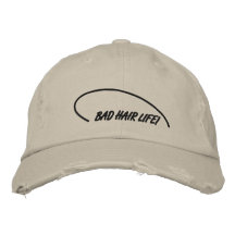 La mauvaise vie de cheveux casquettes brodées