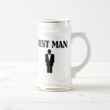 La meilleure bière Stein de mariage d'homme Tasse