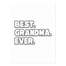 La meilleure grand-maman jamais carte postale