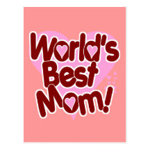 La MEILLEURE maman du monde Cartes Postales