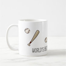 La meilleure tasse d'entraîneur de base-ball des m
