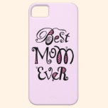 La meilleure typographie de maman jamais coques case-mate