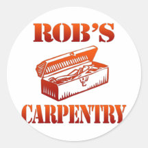 La menuiserie de Rob Autocollants
