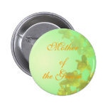 la mère de mariage de la tulipe de jaune de marié  badge