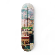 La Mission aka the District Vibe of SanFrancisco Custom Skate Board
