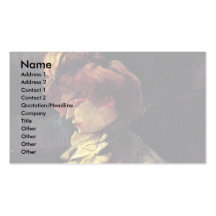 La Modiste: Mademoiselle Margouin Business Cards