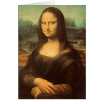 La Mona Lisa par Leonardo da Vinci Cartes De Vœux