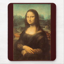 La Mona Lisa par Leonardo da Vinci Tapis De Souris