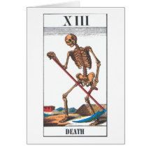 la mort carte de vœux