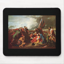 La mort occidentale de Benjamin du Général Wolfe Tapis De Souris