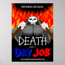 La mort officielle trouve une affiche flamboyante 