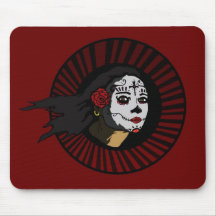 "La Muerta" on RED Unholy Uprising Collection Mousepad