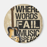 la musique parle aimant