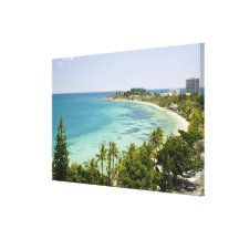 La Nouvelle-Calédonie, grande île de Terre, Noumea Toile Tendue Sur Châssis