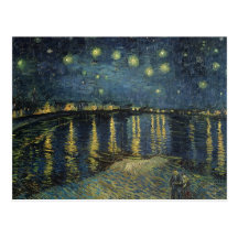 La nuit étoilée, 1888 cartes postales