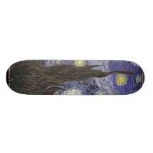 La nuit étoilée de Van Gogh Plateau De Skateboard