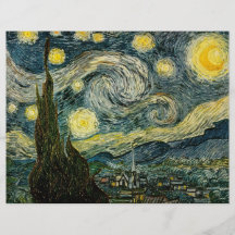 La nuit étoilée de Vincent van Gogh (1889) Prospectus Personnalisés