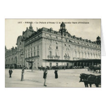 La Palais d'Orsay Paris 1908 Vintage Card