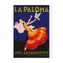 La Paloma Vintage Liquor Ad Postcards